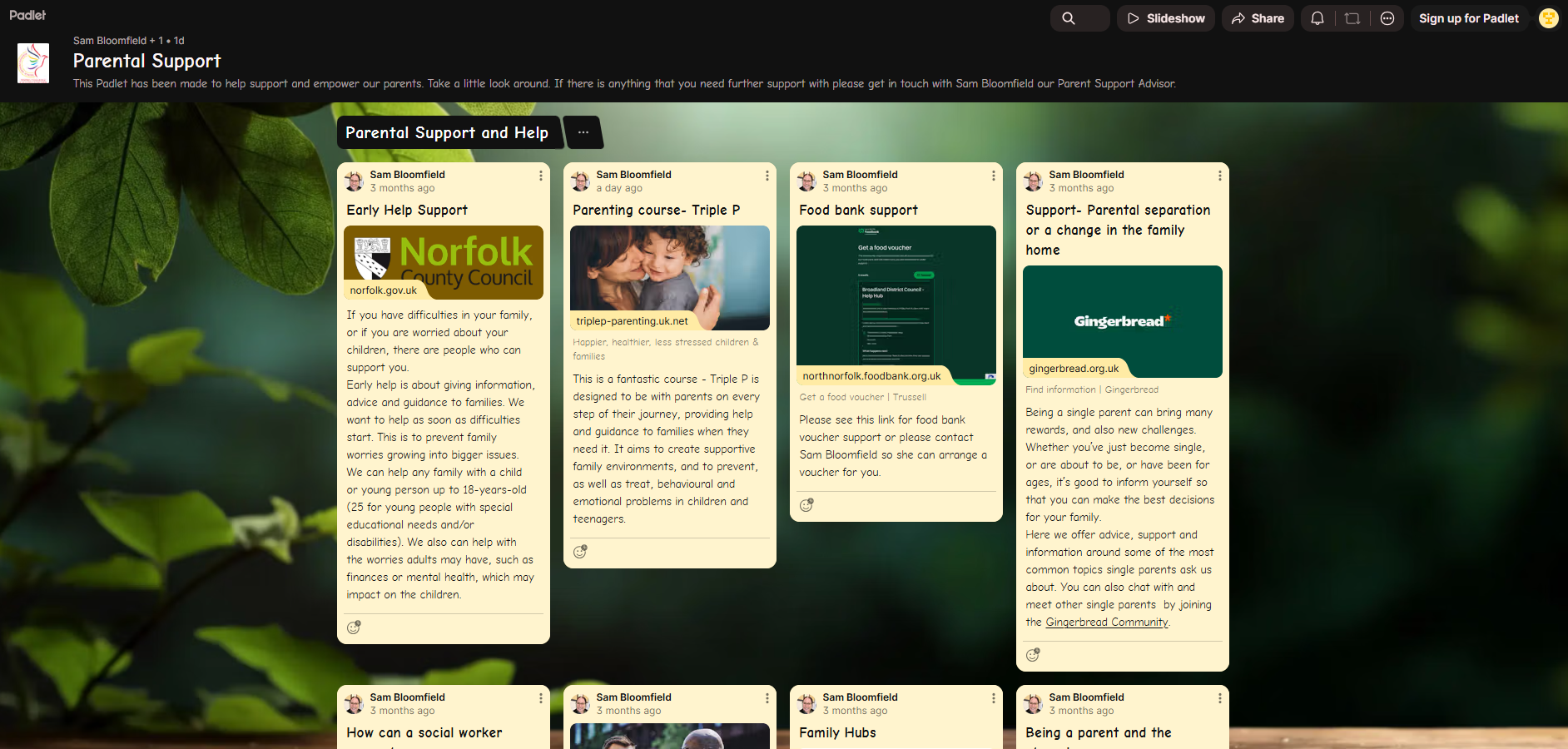 Reepham Primary School Padlet